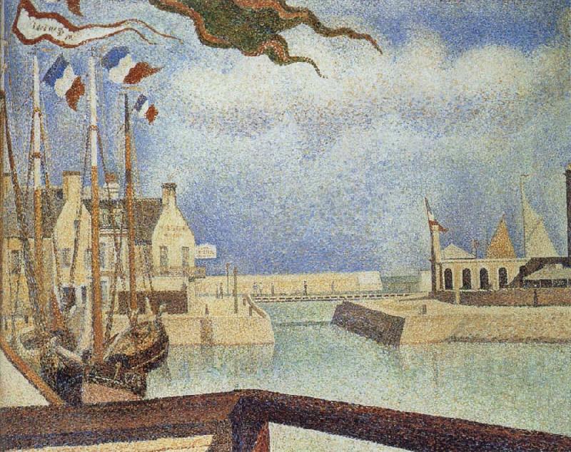 Georges Seurat The Sunday of Port en bessin oil painting picture